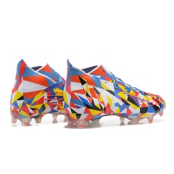 Kopacky Adidas Predator Edge Geometric.1 FG Mid-top Modrý Bílý Žlutý Pánské 