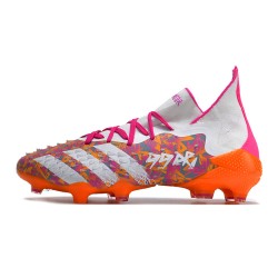 Kopacky Adidas Predator Freak.1 FG Bílý Oranžovýý Pánské Dámské