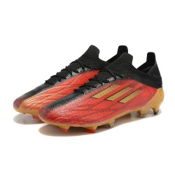 Kopacky Adidas X Speedflow FG Low Černá Zlato Červené Pánské 