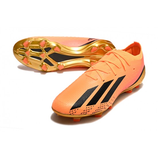 Kopacky Adidas X Speedportal .1 2022 World Cup Boots FG Low Oranžovýý Zlato Pánské 