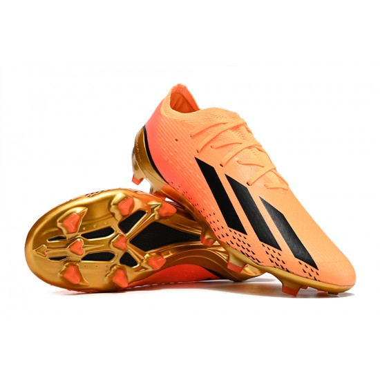 Kopacky Adidas X Speedportal .1 2022 World Cup Boots FG Low Oranžovýý Zlato Pánské 