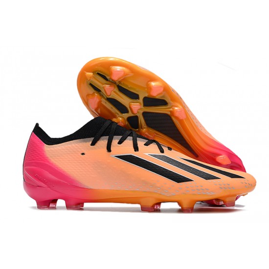 Kopacky Adidas X Speedportal .1 2022 World Cup Boots FG Low Růžový Oranžovýý Černá 