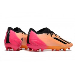 Kopacky Adidas X Speedportal .1 2022 World Cup Boots FG Low Růžový Oranžovýý Černá 