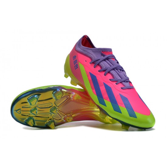 Kopacky Adidas X Speedportal .1 2022 World Cup Boots FG Low Růžový Nachový Pánské Dámské