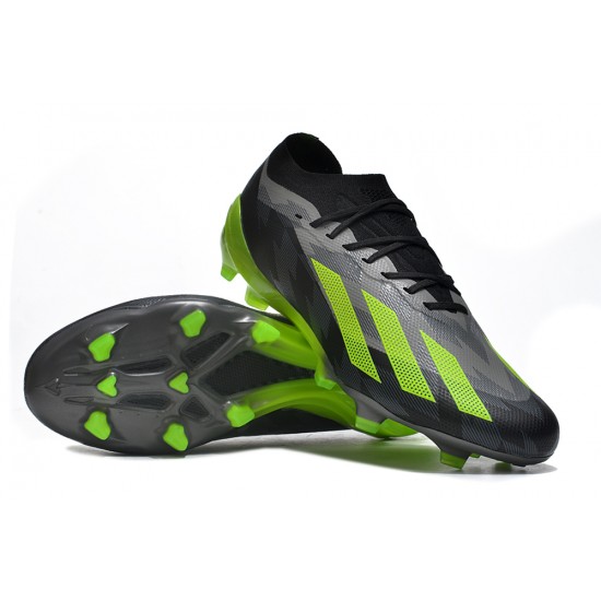 Kopacky Adidas x23crazyfast.1 FG Low Černá Zelená Pánské 