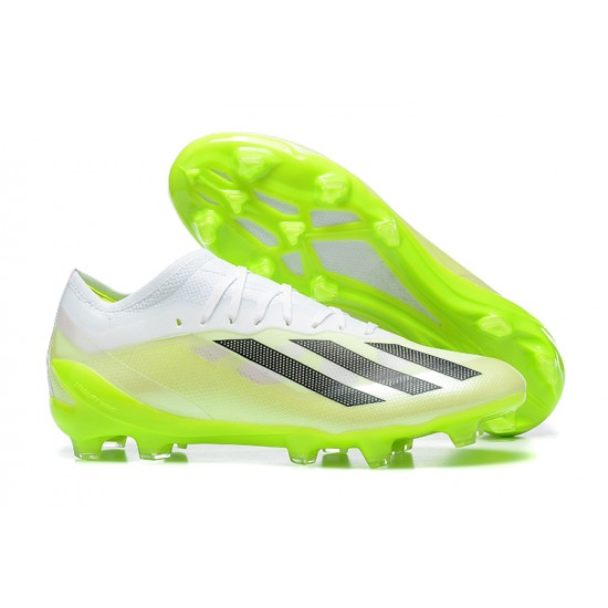 Kopacky Adidas x23crazyfast.1 FG Low Bílý Černá Zelená Pánské 