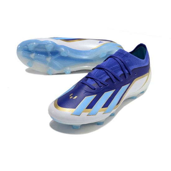 Kopačky Pánské/Dámské Adidas X Speedportal.1 FG Bule a Bílý  