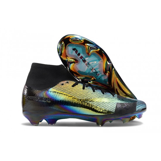 Kopačky Nike Mercurial Superfly 10 Elite FG Černá Zlato Pánské  