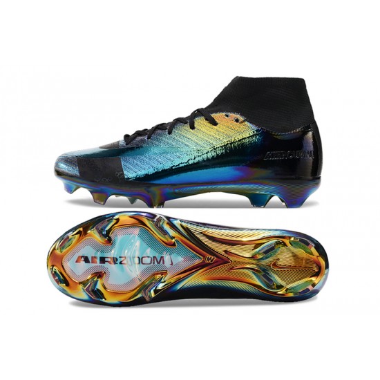 Kopačky Nike Mercurial Superfly 10 Elite FG Černá Zlato Pánské  