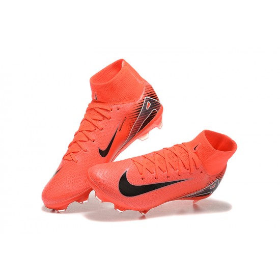 Kopačky Nike Mercurial Superfly 10 Elite FG Černá a Červené Pánské  