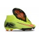 Kopačky Nike Mercurial Superfly 10 Elite FG Chartreuse a Oranžovýý Pánské 