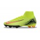 Kopačky Nike Mercurial Superfly 10 Elite FG Chartreuse a Oranžovýý Pánské 