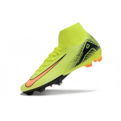 Kopačky Nike Mercurial Superfly 10 Elite FG Chartreuse a Oranžovýý Pánské 