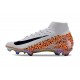 Kopačky Nike Mercurial Superfly 10 Elite FG Pánské Bílý a Oranžovýý  