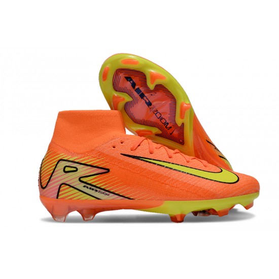 Kopačky Nike Mercurial Superfly 10 Elite FG Pánské Žlutý a Oranžovýý  