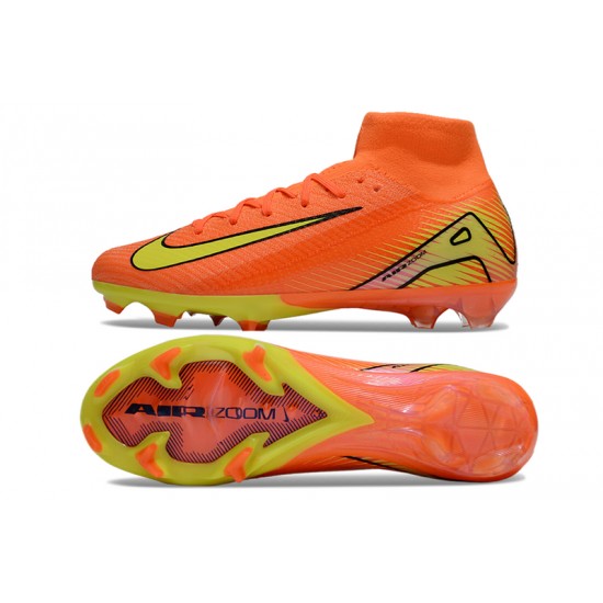 Kopačky Nike Mercurial Superfly 10 Elite FG Pánské Žlutý a Oranžovýý  