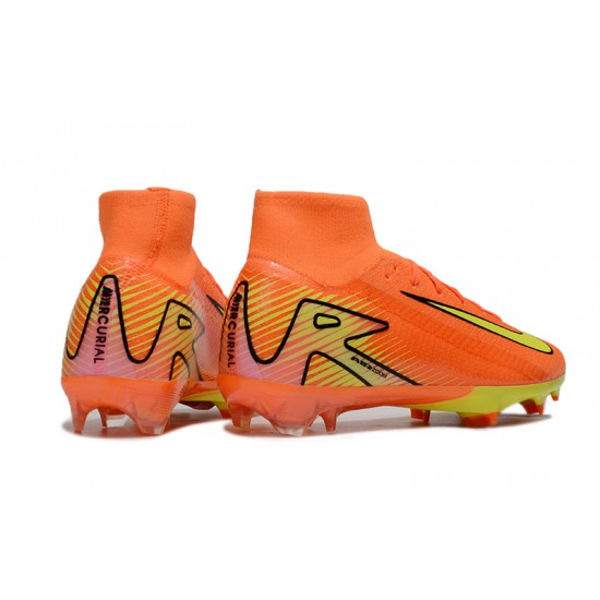 Kopačky Nike Mercurial Superfly 10 Elite FG Pánské Žlutý a Oranžovýý  