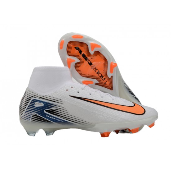 Kopačky Nike Mercurial Superfly 10 Elite FG Oranžovýý Bílý Pánské  