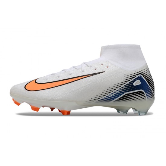 Kopačky Nike Mercurial Superfly 10 Elite FG Oranžovýý Bílý Pánské  