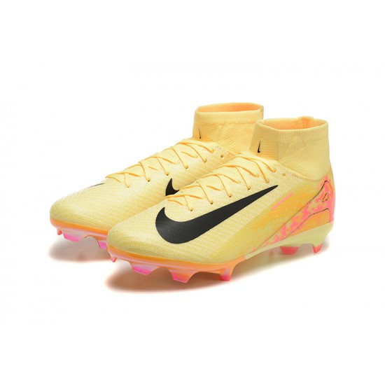 Kopačky Nike Mercurial Superfly 10 Elite FG Žlutý Růžový Pánské  