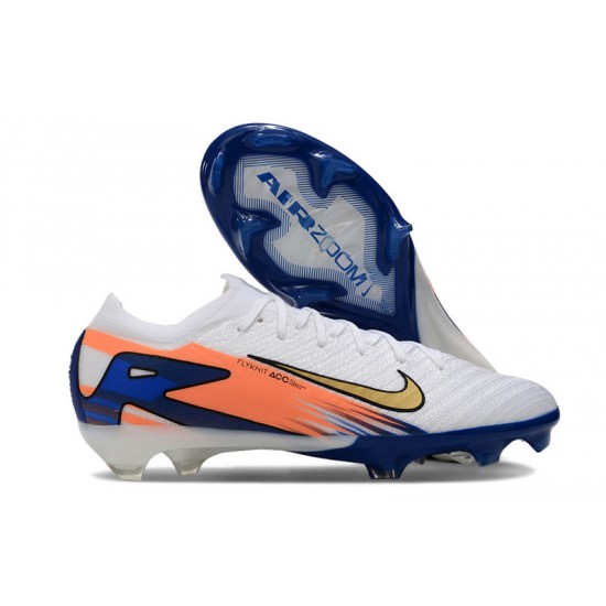 Kopačky Nike Mercurial Vapor 16 Elite FG  Pánské Bílý a Modrý  