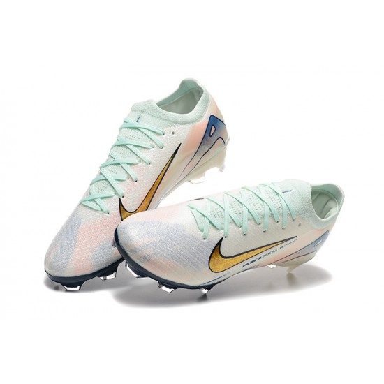 Kopačky Nike Mercurial Vapor 16 Elite FG Pánské Bílý a Zlato  