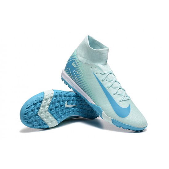 Kopačky Nike Mercurial Superfly 10 Elite TF Ltblue Bílý Pánské 