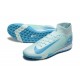 Kopačky Nike Mercurial Superfly 10 Elite TF Ltblue Bílý Pánské 