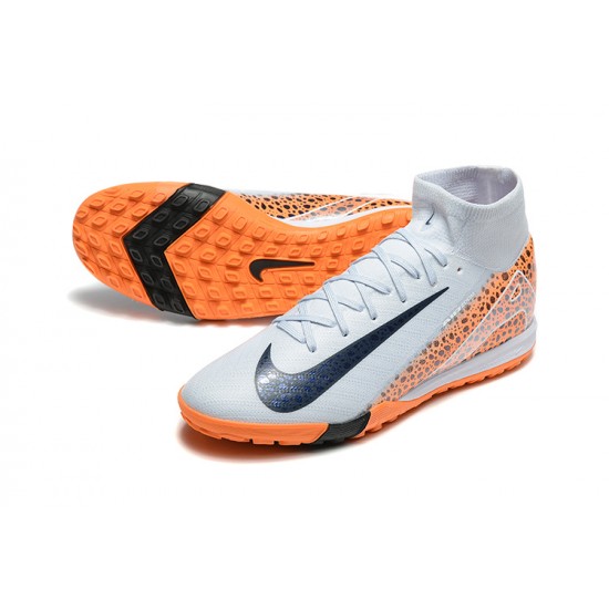 Kopačky Nike Mercurial Superfly 10 Elite TF Bílý Oranžovýý Pánské 