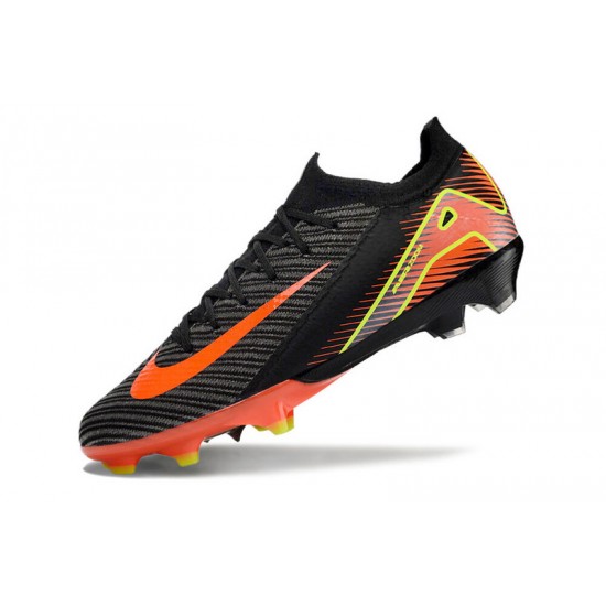 Kopačky Pánské/Dámské Nike Mercurial Vapor 16 Elite FG Černá Oranžovýý 