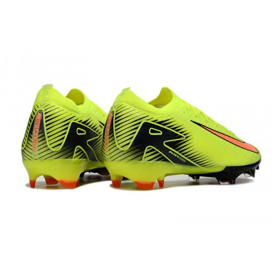 Kopačky Pánské/Dámské Nike Mercurial Vapor 16 Elite FG Chartreuse a Oranžovýý  