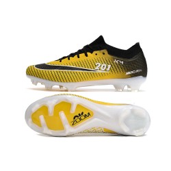 Kopacky Nike Air Zoom Mercurial Vapor XV Elite FG Low Černá Bílý Žlutý Pánské Dámské