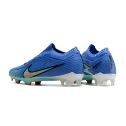 Kopacky Nike Air Zoom Mercurial Vapor XV Elite FG Low Turqoise Modrý Pánské 