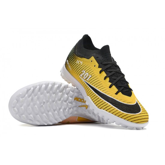 Kopacky Nike Air Zoom Mercurial Vapor XV Elite TF Mid-top Černá Žlutý Pánské Dámské