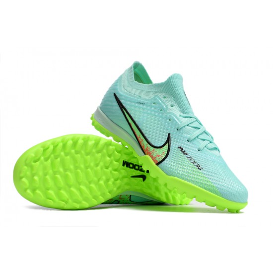 Kopacky Nike Air Zoom Mercurial Vapor XV Elite TF Mid-top Turqoise Zelená Pánské Dámské