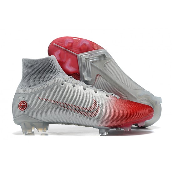 Kopacky Nike Mercurial Superfly 8 Elite FG High Zlato Červené Pánské 