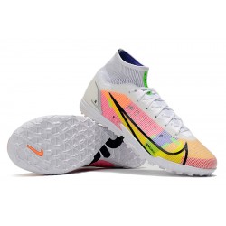 Kopacky Nike Mercurial Superfly 9 Elite TF High Růžový Černá Bílý Pánské 