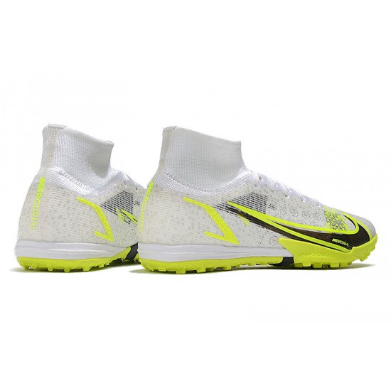 Kopacky Nike Mercurial Superfly 9 Elite TF High Žlutý Bílý Černá Pánské 