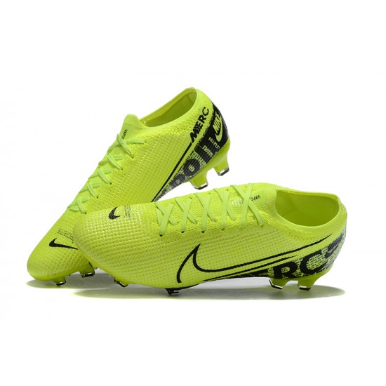 Kopacky Nike Mercurial Vapor 13 Elite FG Zelená Černá Low Pánské 