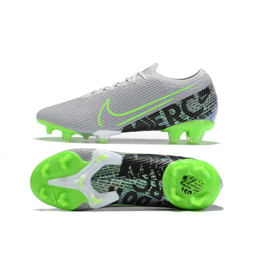 Kopacky Nike Mercurial Vapor 13 Elite FG Zelená Šedá Černá Low Pánské 