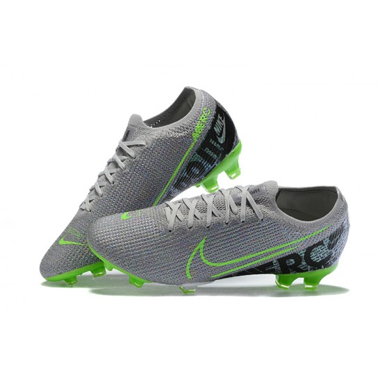 Kopacky Nike Mercurial Vapor 13 Elite FG Zelená Šedá Černá Low Pánské 