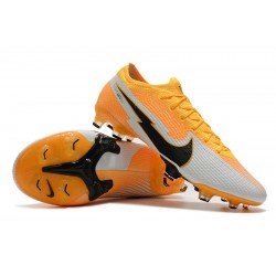 Kopacky Nike Mercurial Vapor 13 Elite FG Low Bílý Oranžovýý Černá Pánské 