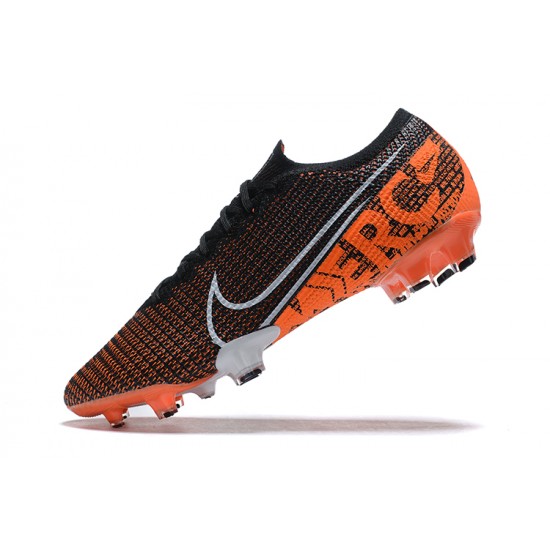 Kopacky Nike Mercurial Vapor 13 Elite FG Oranžovýý Černá Bílý Low Pánské 