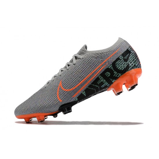 Kopacky Nike Mercurial Vapor 13 Elite FG Oranžovýý Šedá Černá Zelená Low Pánské 