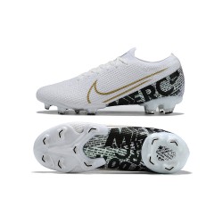 Kopacky Nike Mercurial Vapor 13 Elite FG Bílý Černá Zlato Zelená Low Pánské 