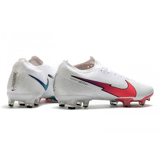 Kopacky Nike Mercurial Vapor 13 Elite Korea FG Low Bílý Růžový Turqoise Pánské 