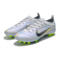 Kopacky Nike Mercurial Vapor 14 Elite PRO AG Low Bílý Modrý Pánské Dámské