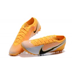 Kopacky Nike Mercurial Vapor 13 Elite TF Černá Bílý Žlutý Low Pánské 