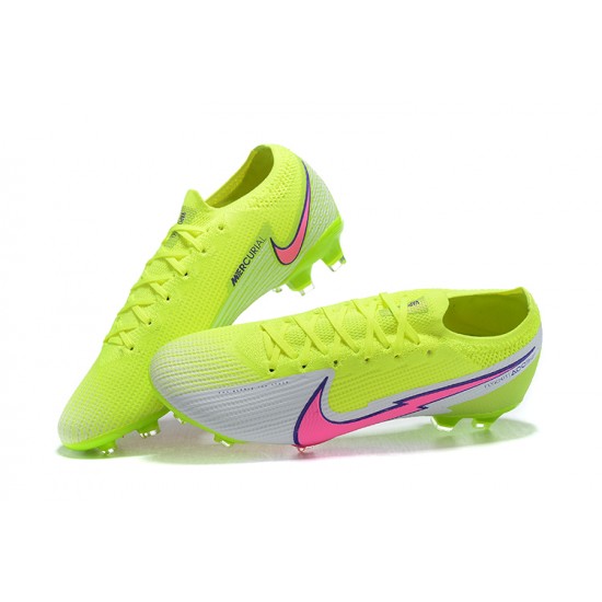 Kopacky Nike Mercurial Vapor VII 13 Elite FG LightŽlutý Růžový Černá Bílý Low Pánské 