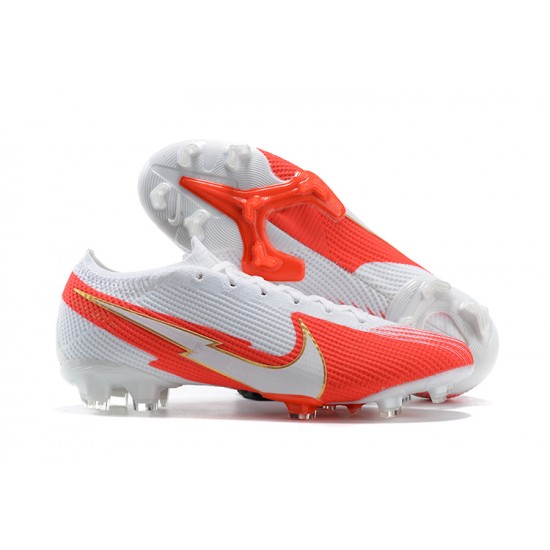 Kopacky Nike Mercurial Vapor VII 13 Elite FG Oranžovýý Bílý Lce Low Pánské 